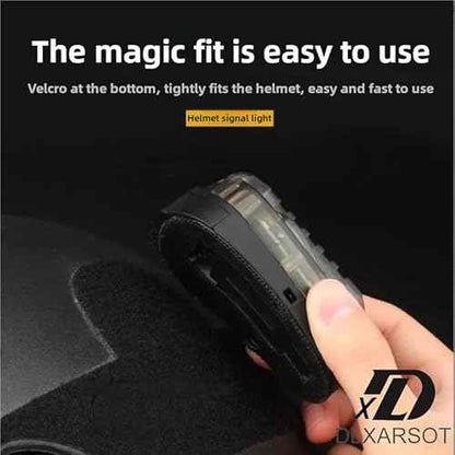 Tactical Helmet Light Signal Light Military IFF Helmet Light Flashlight Survival Signal Light for Outdoor Sports with LED + IR/Strobe