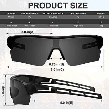 Tinted Safety Glasses for Men Women, Safety Goggles Impact Resistant, ANSI Z87.1+ UV400 Eye Protection, Anti Scratch