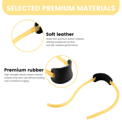 4 Pack Slingshot Replacement Bands,Heavy Duty Tubular Rubber Bands for Hunting and Outdoor Activities Slingshot Replacement Bands Kit Perfect for High Performance Slingshots.