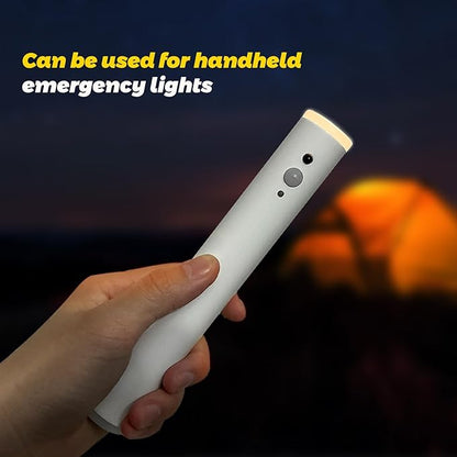 Motion Sensor Night Lights, Magnet Body Sensor Hallway LED Wall Lights, Rechargeable Portable Stairway, Battery Powered Cabinet Lights, Bedside Night Light (1pcs-White)
