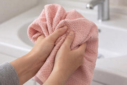 Serafina Home Light Pink Kitchen Hand Dish Towels: Oversized 28" x 18"