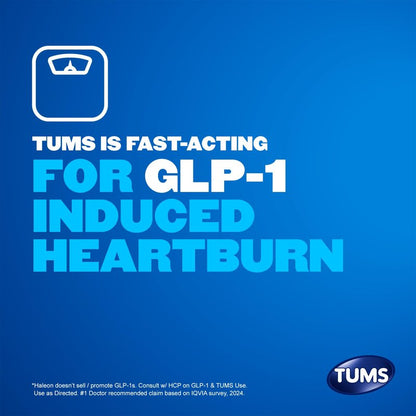 TUMS Chewy Bites Chewable Antacid Tablets for Ultra Strength Heartburn Relief, Mixed Fruit - 200 Count