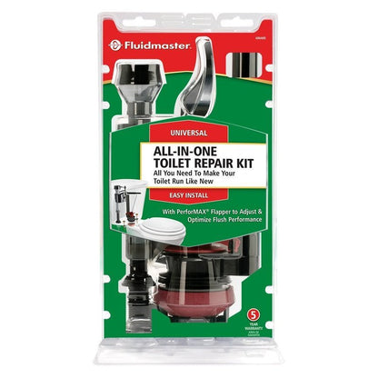 Fluidmaster 400AKR Universal All in One Toilet Repair Kit for 2-Inch Flush Valves,Easy Install,(Pack of 10)