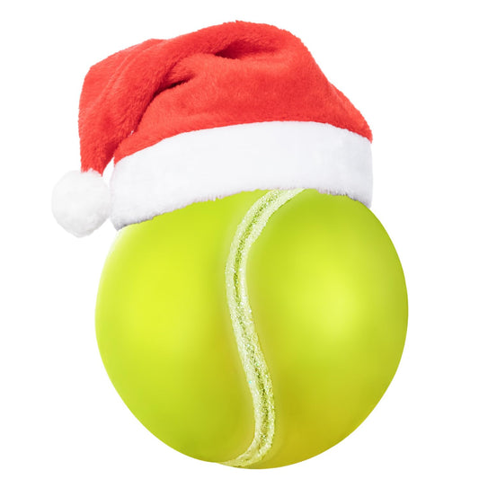 3.15” Christmas Tennis Ornament Glass Blown Christmas Ball Ornaments for 2026 Christmas Tree Decoration - Christmas Ball Ornaments Balls for Xmas Holiday Party Tree Decoration