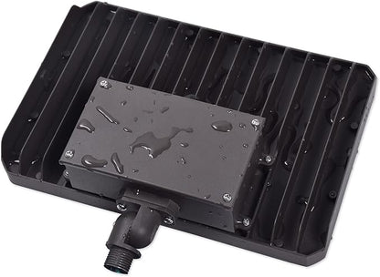 150W LED Outdoor Flood Light, 5000K Daylight 21000Lms AC100-277V 1/2" Adjustable Knuckle Mount,ETL Listed IP65 Waterproof Switch Control floodlight for Yard Garage