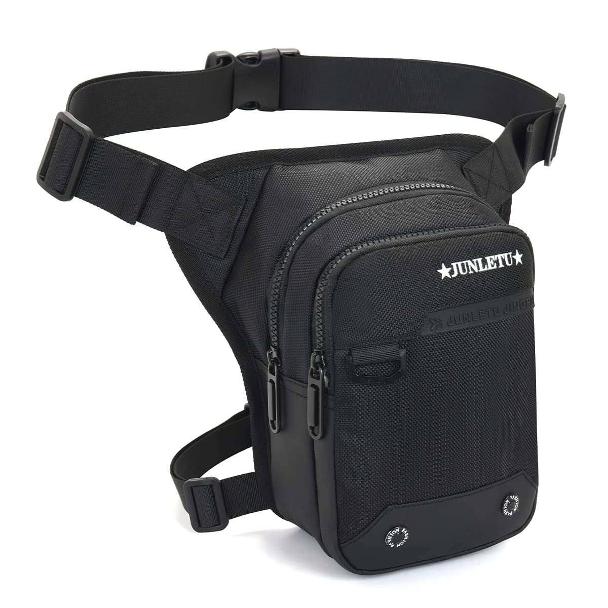 HUANLANG Drop Leg Bag for Men Women - Motorcycle Thigh Bag with Removable Leg Harness for Outdoor Activities