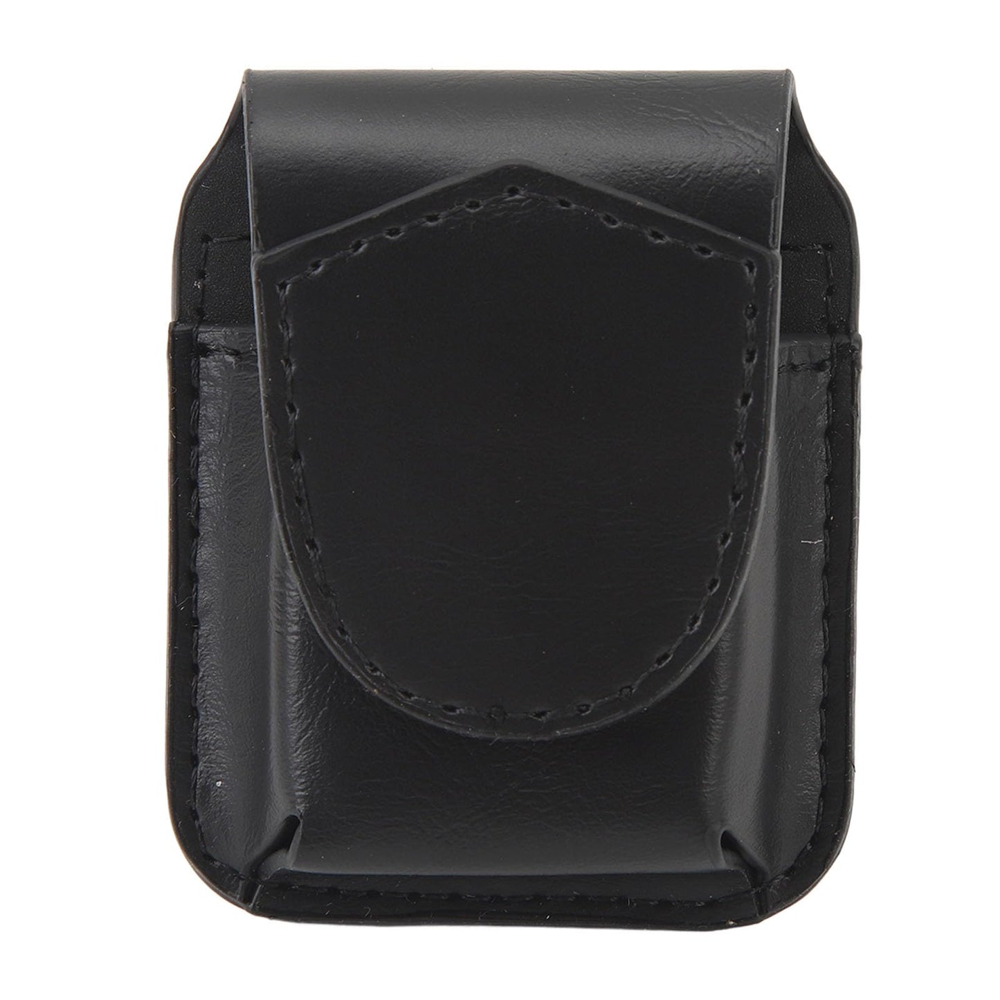 Lighter Pouch Belt Loop PU Holder Scratch Soft Lining Magnetic Buckle Lighter Waist Case Outdoor Travel (Black)