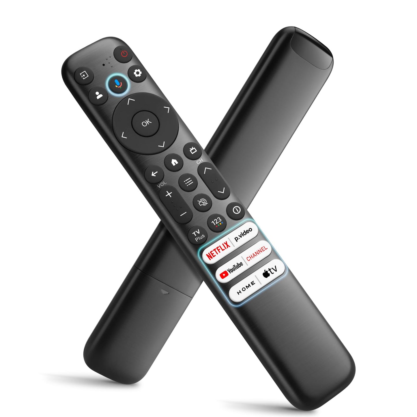 Voice Remote Only for TCL-Google-TV-Remote-Control Replacement,RC813 Remote Compatible with TCL 4k QLED/UHD/QD-Mini LED Series Smart TVs(Not for Fi & Roku TVs)