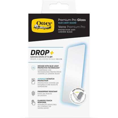 OtterBox iPhone 15 Plus Glass Screen Protector, Flawless Touch Response, Fingerprint Resistant, Easy Installation