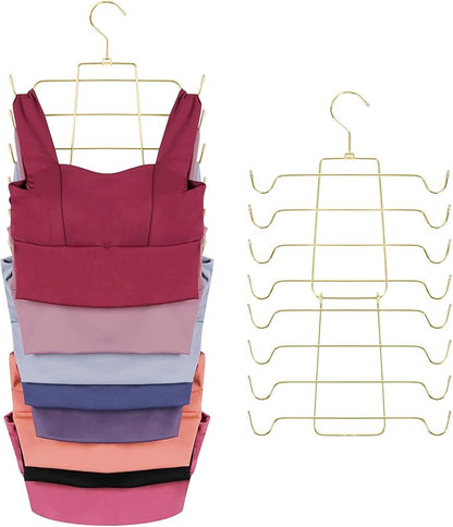 ZEDODIER 2 Pack Tank Top Hanger Space Saving, Bra Hangers