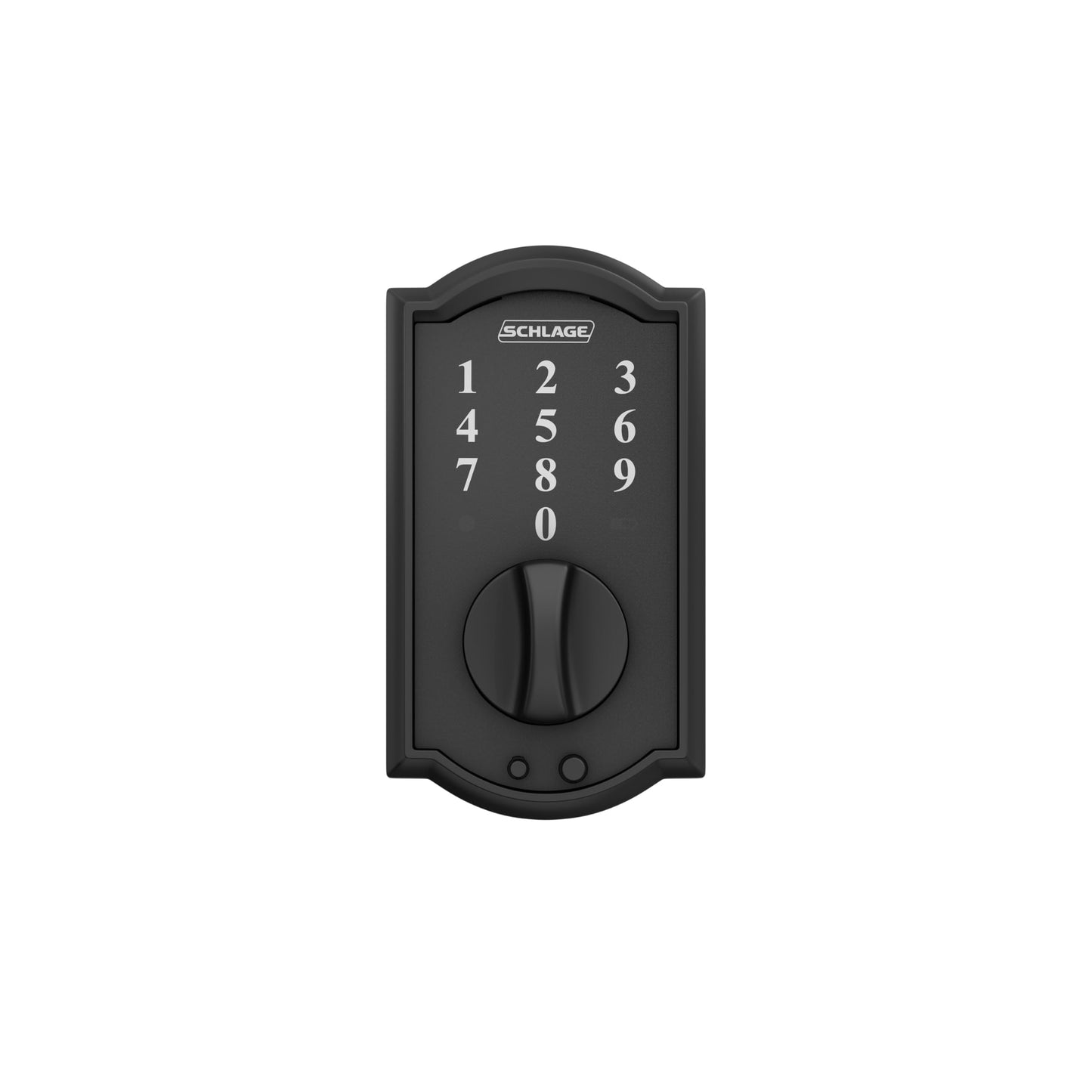 SCHLAGE BE375 CEN 622 Touch Keyless Touchscreen Electronic Deadbolt Lock, Matte Black