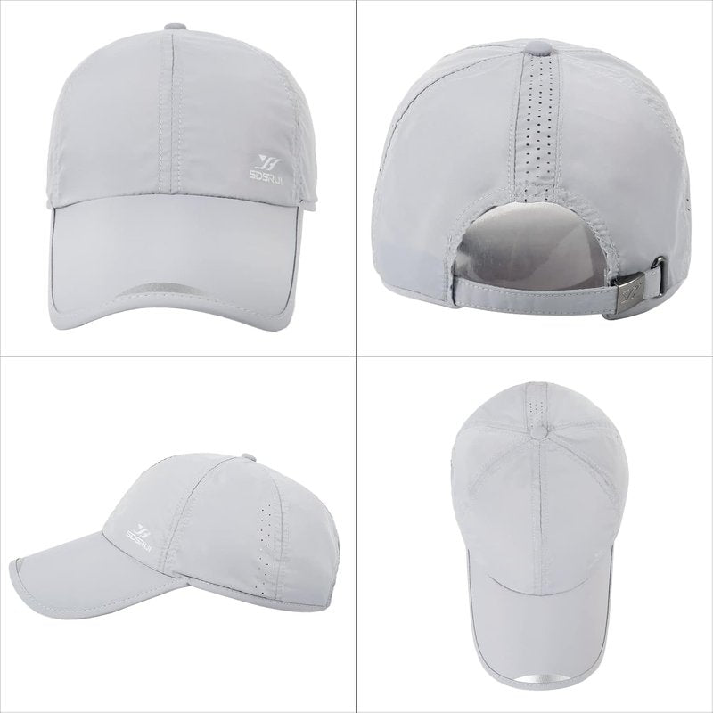 Outdoor Running Hat - Sun Protection Mesh Cap for Men & Women | Quick Dry & Lightweight