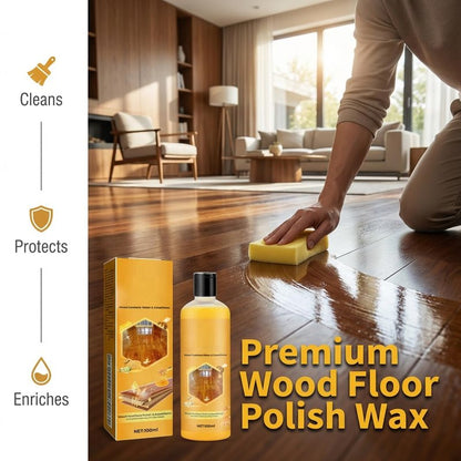 Qeuxv All-in-One Beeswax Furniture Polish & Conditioner - Wood Seasoning Beeswax, Furniture Wax for Wood Polish, Cleaner and Restorer (1 SET)