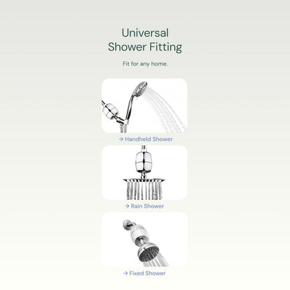 Aquabliss High Output Revitalizing Shower Filter - Reduces Dry Itchy Skin, Dandruff, Eczema, and Dramatically Improves The Condition of Your Skin, Hair and Nails - Brushed Nickel (SF100-BN)