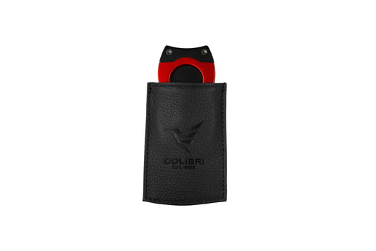 Leather Carrying case for lighters and Cutters (Black-Large)