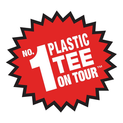 Pride Golf Tee Performance Plastic Golf Tees - Stars & Stripes - 100 Count, 3-1/4 Inch - Less Friction and Longer Drives - Made in the USA