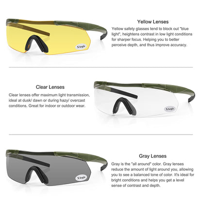 xaegistac Shooting Glasses Eye Protection for Shooting Range