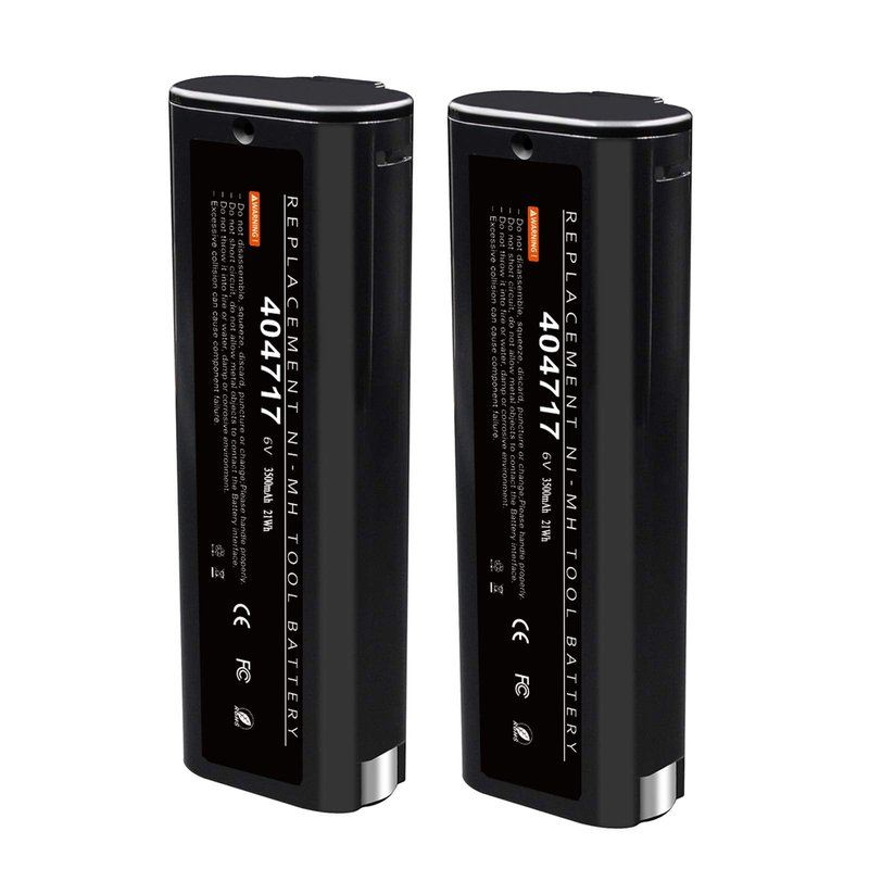 Upgraded 4000mAh 2Packs 6V Ni-MH Replacement Battery for Paslode 404717 Battery Compatible for Paslode B20544E BCPAS-404717 404400 900400 900420 900600 901000 902000 B20720 CF-325 IM200 F18 IM250