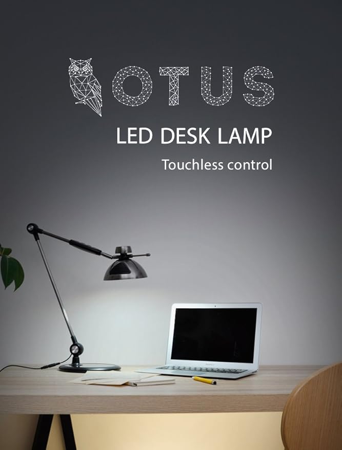 OTUS LED Desk Lamp Gesture Control LED Desk Lamp with Wireless Charger