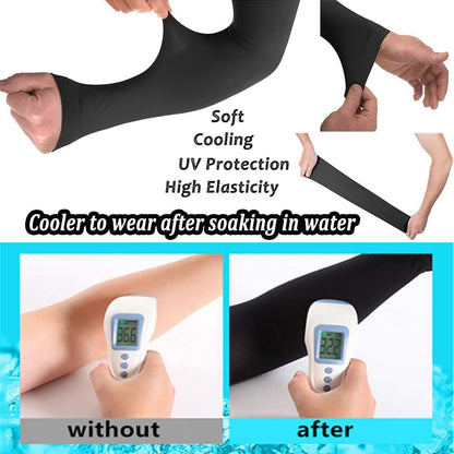 YQXCC 6 Pairs Arm Sleeves for Men Women | UPF 50 Cooling UV Sun Protection | Sports Compression Sleeves
