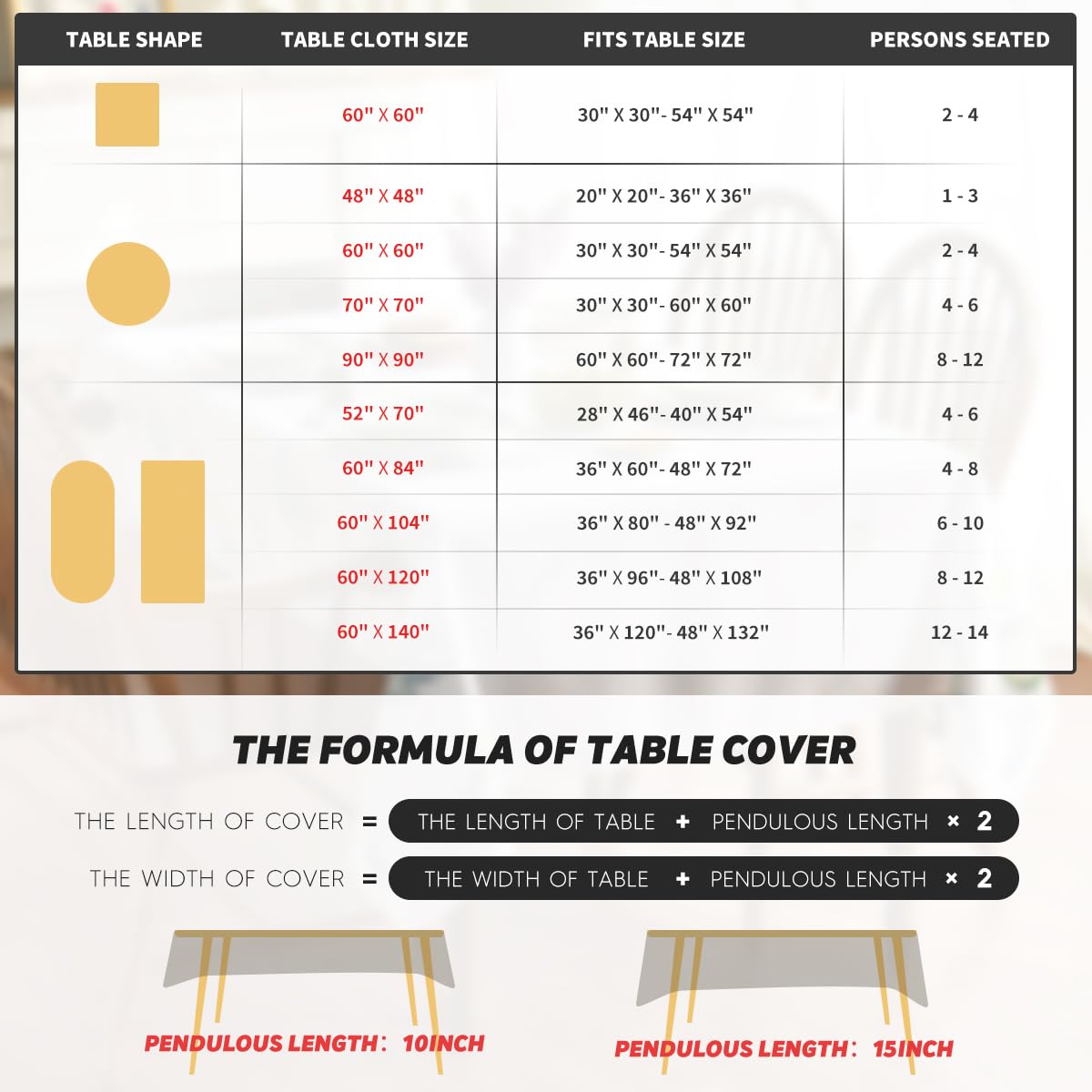 Horaldaily Halloween Tablecloth 60×84 Inch Rectangular, Bat Ghost Pumpkin Grey Washable Seasonal Table Cover for Party Picnic Dinner Decor