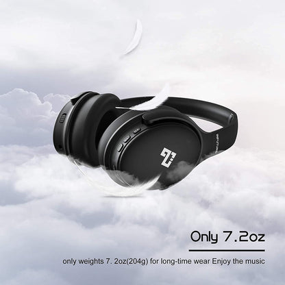 INFURTURE Over Ear Headphones Active Noise Cancelling Headphones, H1 Wireless Bluetooth Headset, Deep Bass Headset, Low Latency, 90H Playtime, Foldable Headphone for Sport Running Cool Gadgets Gift