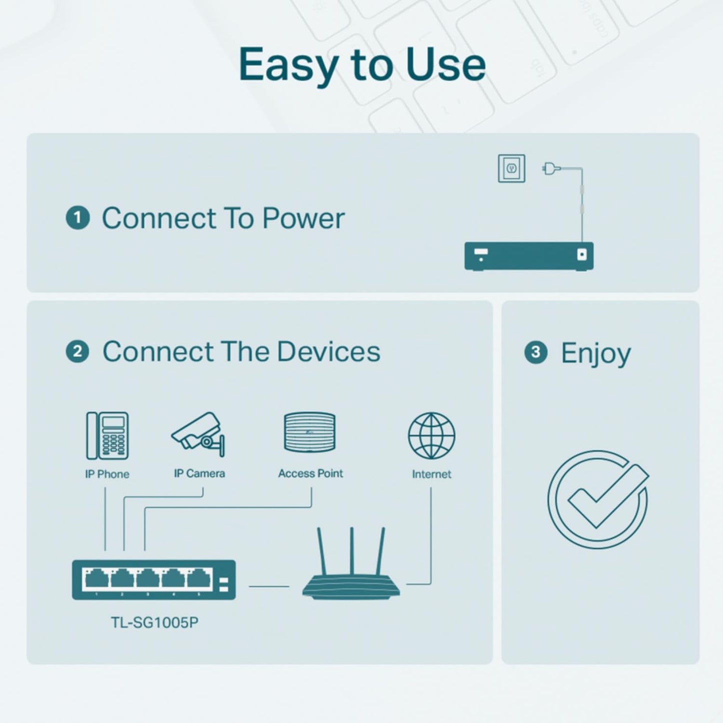 TP-Link TL-SG1016PE | 16 Port Gigabit PoE Switch | Easy Smart Managed | 8 PoE+ Ports @150W | Plug & Play | Sturdy Metal w/ Shielded Ports | QoS, Vlan, IGMP & LAG, Free Expert Help