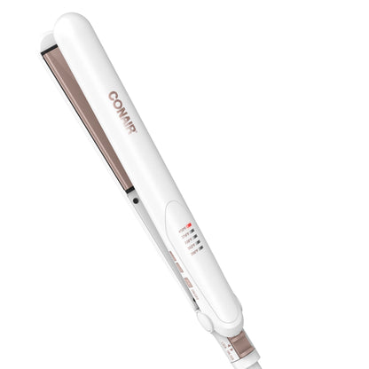 Conair Double Ceramic Flat Iron, 1 1/2-inch Wet-to-Dry Hair Straightener
