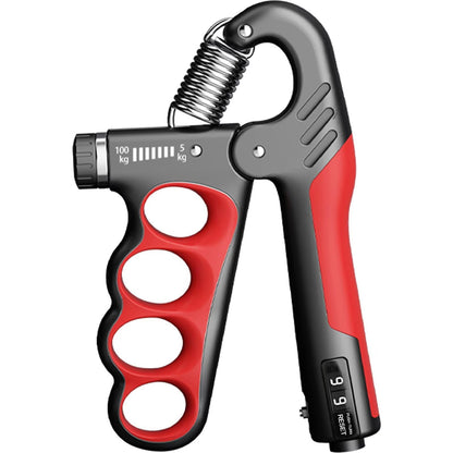 Grip Strength Trainer Forearm Strengthener, 11-222 lbs Adjustable Resistance, Automatic Counting, Ergonomic Design, Ideal Device for Grip Strengthening, Arthritis Relief, Hand Physical Therapy & Rehab