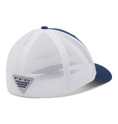 Columbia Unisex PFG Hooks Mesh Ball Cap-High Crown, Carbon/Silver, XX-Large