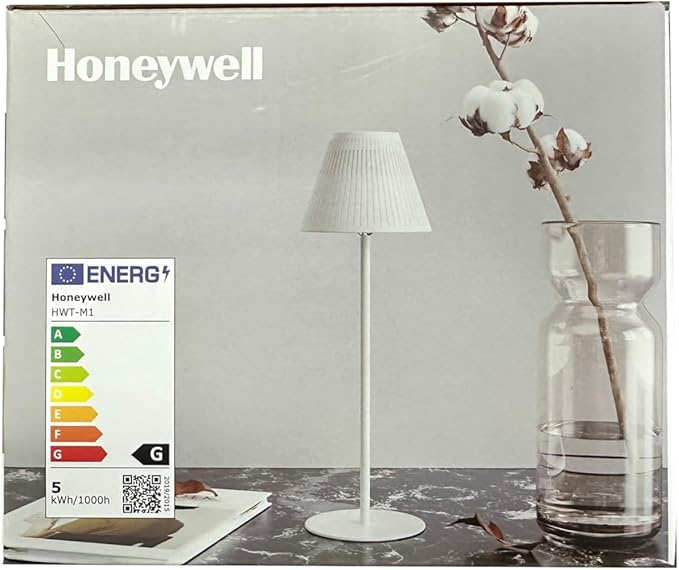 Honeywell Cordless Table Lamps Rechargeable Set of 2, M1 Sunturalux Portable LED Desk Lamp 5200mAh 4Color 9RGB Dimmable Bedside Lamps for Restaurant/Bedroom/Bars/Party/Camping Night Light
