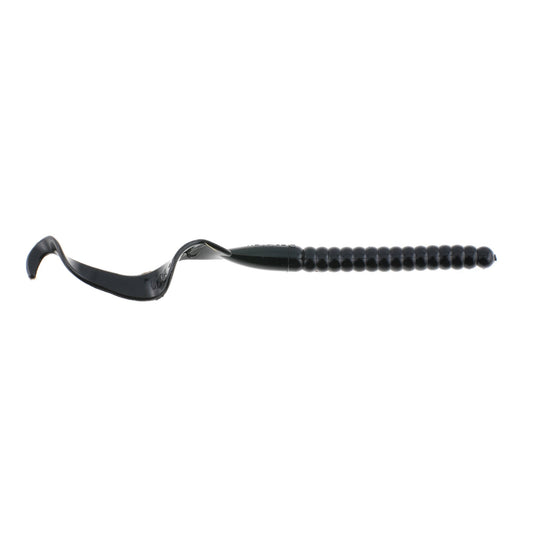 Berkley PowerBait® Power Worm Fishing Bait, Black, 4in | 10cm, Irresistible Flavor, Classic Curly Tail Worm Profile, Ideal for Spring, Summer and Fall Fishing