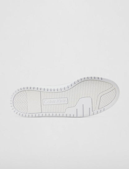 Calvin Klein Women's Aelora Sneaker, White 141, 7