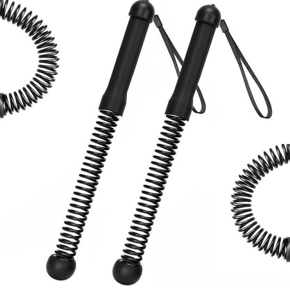Upgrade Weighted Ropeless Battle Ropes, 2PCS Cordless Battle Rope for Home Gym, HIIT, Quiet Portable Training Rope, Strength, Workout Ropes Versatile Fitness Equipment for Men Women