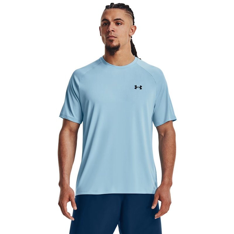 Under Armour Men's Tech 2.0 Short-Sleeve T-Shirt, (490) Blizzard / / Black, 4X-Large Tall