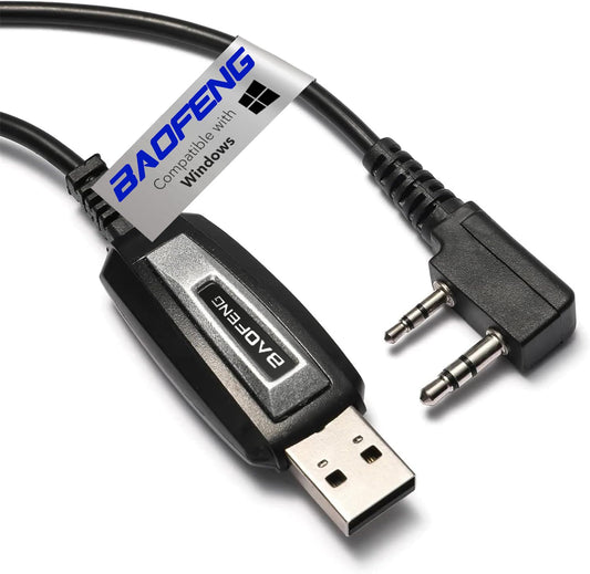 BAOFENG CH340 USB Programming Cable, Support Chirp for BF-F8HP Pro,UV-5R Mini, 5RM,UV-5R,UV-5G Plus,UV-82(HP),GM21,UV-32,GM-15PRO,5RH Pro,GM-5RH,K5Plus,TD-H8,H3,H3 Plus,TD-V2 Ham Accessories