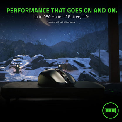 Razer Orochi V2 Mobile Wireless Gaming Mouse: Ultra Lightweight - 2 Wireless Modes - Up to 950hrs Battery Life - Mechanical Mouse Switches - 5G Advanced 18K DPI Optical Sensor - White