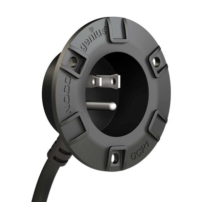 NOCO GCP1 15A AC Port Plug, 125V Power Inlet Socket, and Waterproof Electrical Outlet Receptacle Box with 16-Inch Integrated Outdoor Extension Cord