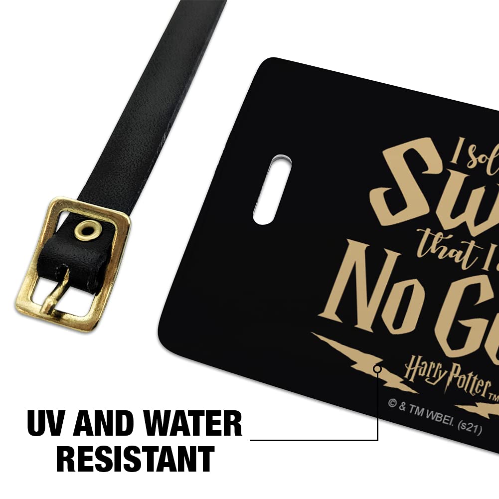 Harry Potter I Am Up To No Good Luggage ID Tags Carry-On Cards - Set of 2