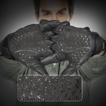 WTACTFUL Touch Screen Motorcycle Tactical Gloves for Men Airsoft Paintball Gear MTB Bike Cycling Cross-Country Motorbike ATV Hunting Hiking Riding Driving Work Outdoor Full Finger Gloves XL Black