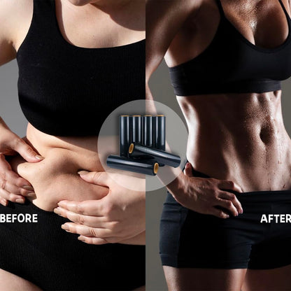 Meckerni 328 ft Black Osmotic Plastic Stomach Wrap, Saran Wrap For Exercise and Sweat Enhancer Body Wrap