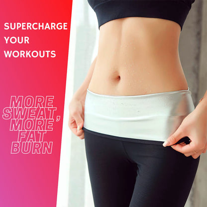 Nano Hertz Sauna Sweat Suit Shapewear Pants Leggings Pockets Waist Trainer Body Shaper Sweatsuit Fitness Gym Women Girls