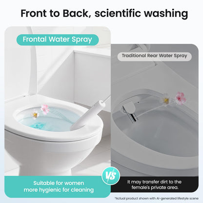 TOEE Handheld Bidet Sprayer for Toilet, 55" Leak-Proof Hose, Easy Install