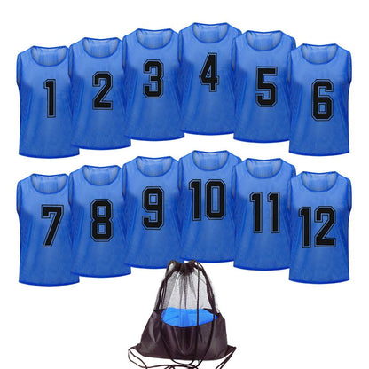 Antoyo Numbers Pinnies Adult Soccer,Scrimmage Vests for Kids Team Training
