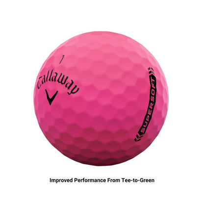 Callaway Golf Supersoft Golf Balls (2023, Pink)