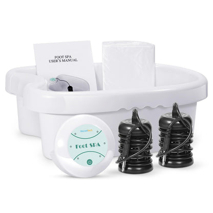 Ionic Foot Bath Detox Machine, Ion Cleanse for Home Use, Salon, Beauty SPA Club (2 Arrays, 100 Liners) Green