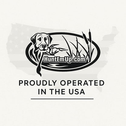 HuntEmUp 6 Pack 2" Plastic Dog Training Bumpers – Knobby Retrieving Dummy Set for Retriever & Hunting Dog Training – Floating Water Dummy – White Orange Black