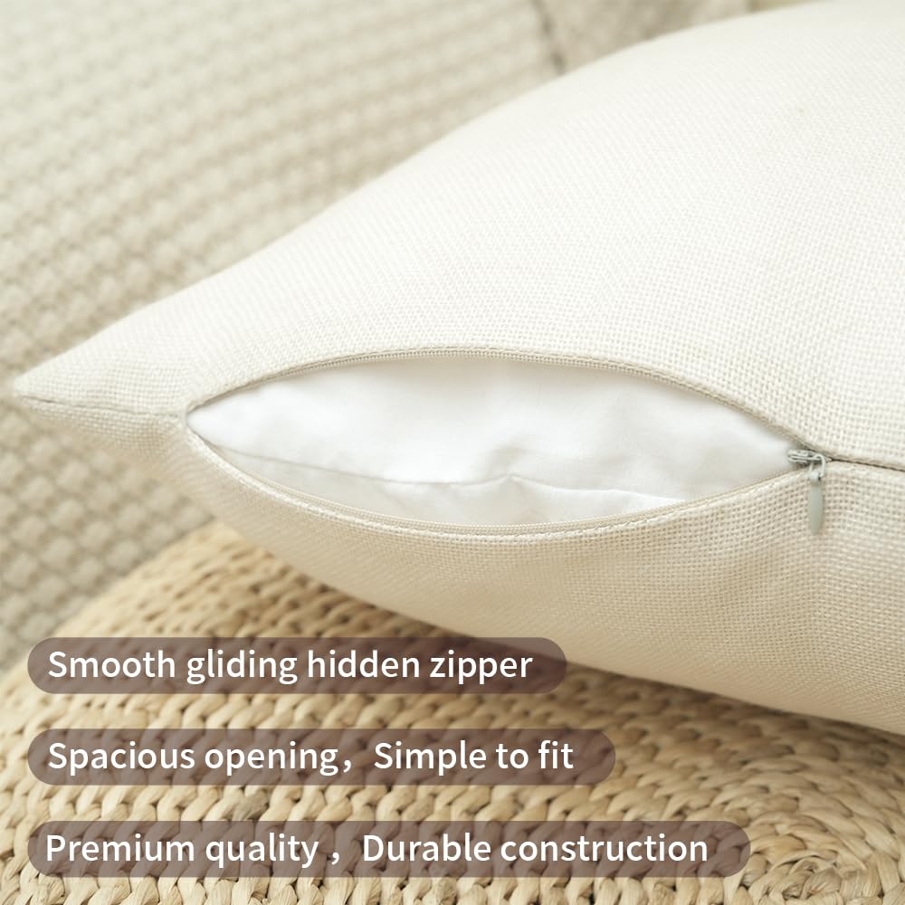 GEEORY Fall Blue Pumpkin Sunflower Buffalo Plaid Pillow Covers 18x18 Set 4