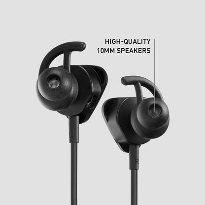 Turtle Beach Battle Buds In-Ear Gaming Headset - Mobile & PC with 3.5mm, Xbox Series X, Xbox Series S, Xbox One, PS5, PS4, PlayStation – Lightweight, In-Line Controls, Black
