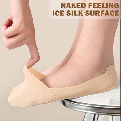 Sofier No Show Socks Womens, Non Slip Low Cut 6 Pairs Thin Silky Dress Footies Liner Invisible Socks Flats Loafers Sneakers Nude Black White